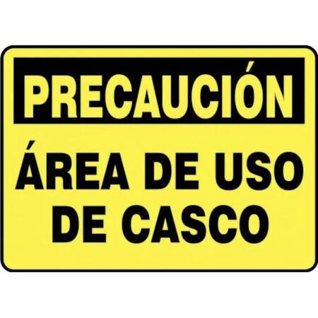 Accuform OSHA CAUTION SAFETY SIGN HARD HAT SHMPPA612XT SHMPPA612XT